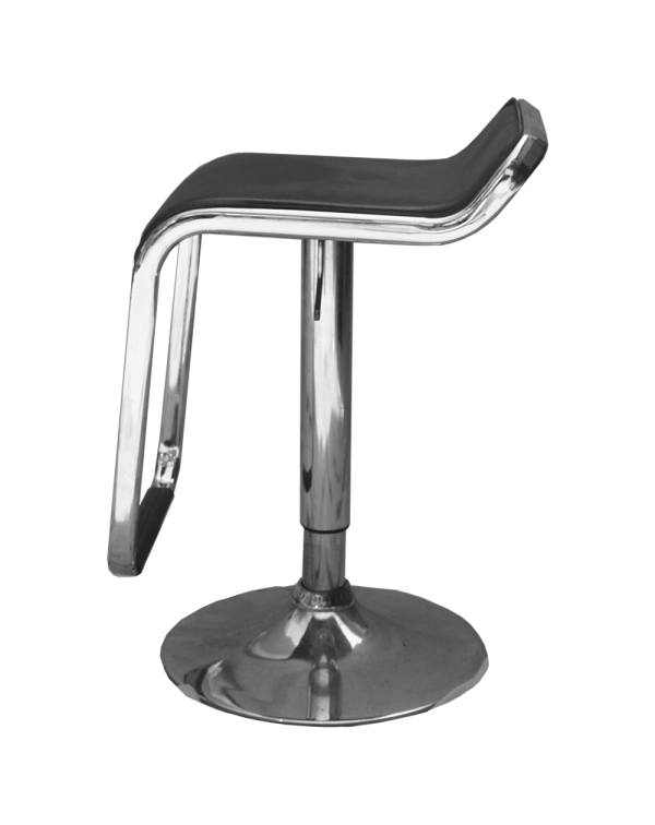 Bar Stool - Adjustable - Black
